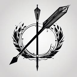 meaningful arrow tattoo  vector tattoo design