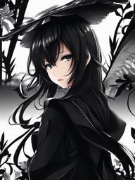 Wallpaper Anime Black Hd  ,desktop background wallpaper