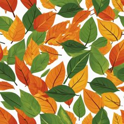 Leaf Pile Jumping clipart - Jumping into a pile of leaves, ,vector color clipart,minimal