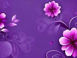 Purple Flowers Wallpaper-Purple-themed wallpaper with flowers  background wallpaper