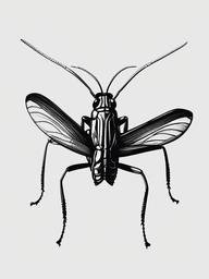 sketch of a grasshopper  minimal rough sketch scribbles,doodles,black and white