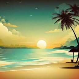 Beach Background Wallpaper - abstract beach background  