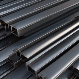 Industrial steel beams top view, photo realistic background, hyper detail, high resolution