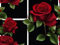 Red Rose And Black Background - Romantic red rose with a dark background.  background wallpaper