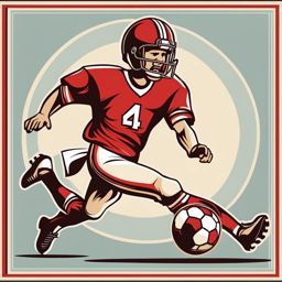 football clipart - a classic and sporty football illustration. 