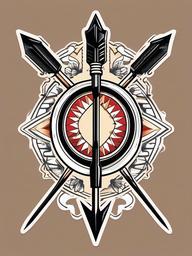 american traditional arrow tattoo  vector tattoo design