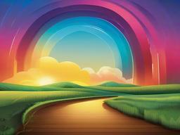 A Rainbow Background  