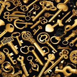 golden key clipart: unlocking new possibilities. 