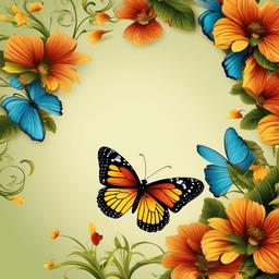 Butterfly Background Wallpaper - butterfly with background  