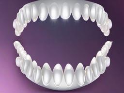 Teeth clipart - teeth with sparkling white effect  