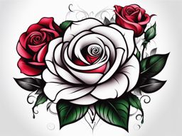 Tattoo designs rose, Artistic designs for rose-themed tattoos. colors, tattoo patterns, clean white background