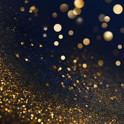 Glitter background - navy blue and gold glitter background  