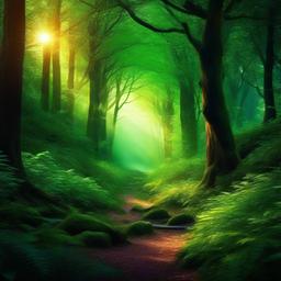 Forest Background Wallpaper - beautiful magical forest background  