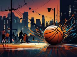 Cool Basketball Wallpapers - Street Basketball Game, Urban Hoops  intricate patterns, splash art, wallpaper art