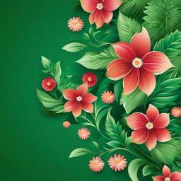 Flower Background Wallpaper - green wallpaper with flowers  