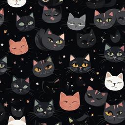 Cat Background Wallpaper - dark cat wallpaper  