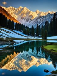 fairy meadows, pakistan - takes a scenic trek to a meadow with stunning views of nanga parbat. 