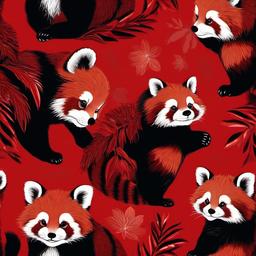 Red Background Wallpaper - red panda background  