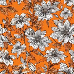 Orange Background Wallpaper - floral orange background  