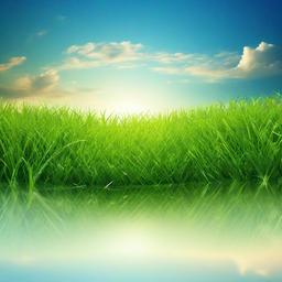 Sky Background Wallpaper - natural sky and grass background  