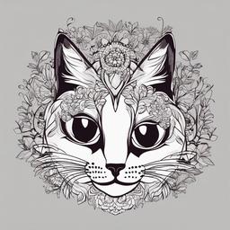 Cat Background Wallpaper - cat drawing background  