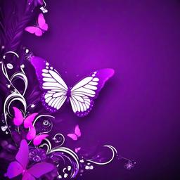 Purple Background Wallpaper - purple wallpaper butterfly  