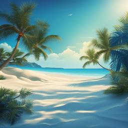 Beach background - blue background beach  