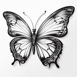 Butterfly tattoo designs,Exploring the artistic possibilities for butterfly tattoos. tattoo design, white background