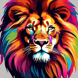 Lion Background Wallpaper - lion colourful wallpaper  
