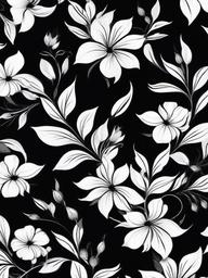 Black Floral Background  ,mobile iphone background wallpaper