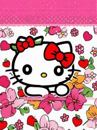 Hello Kitty clipart - Hello Kitty with bow  clipart