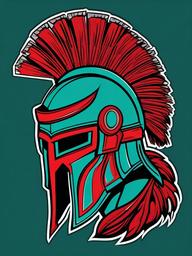 spartan word tattoo  simple vector color tattoo