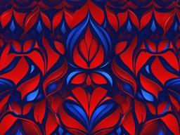 Red With Blue Background - Vibrant red with bold blue.  background wallpaper