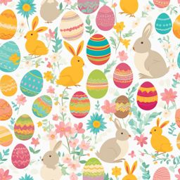 easter clipart - a festive and egg-themed easter design. 