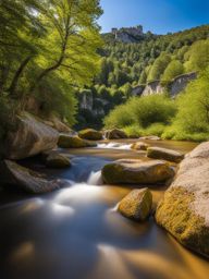 untouched causse méjean - capture the untouched beauty of causse méjean in the cévennes, with its limestone plateaus and hidden caves. 