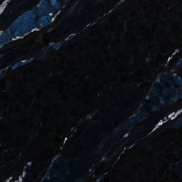 Granite with a deep blue-black color and a polished mirror-like surface top view, product photoshoot realistic background, hyper detail, high resolution