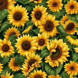 Sunflower Background Wallpaper - sunflower border background  