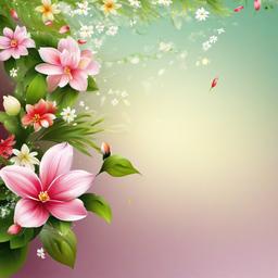 Flower Background Wallpaper - flower water wallpaper  