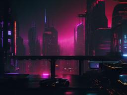 Dark Cyberpunk Wallpaper  ,desktop background wallpaper