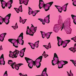 Butterfly Background Wallpaper - pink aesthetic butterfly wallpaper  