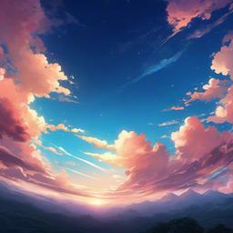 Sky Background Wallpaper - anime sky wallpaper  