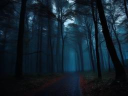 Dark Rainy Forest Wallpaper  ,desktop background wallpaper