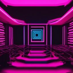 Neon Background Wallpaper - neon pink background aesthetic  