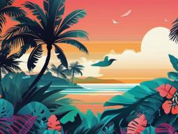 Summer iPhone Wallpaper - Immerse yourself in the allure of a tropical paradise with summer-themed iPhone wallpapers that transport you to exotic destinations.  intricate patterns, splash art, wallpaper art