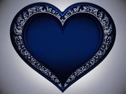 Dark Blue Heart Wallpaper  ,desktop background wallpaper