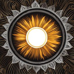 sun clipart - a bright and radiant sun image. 