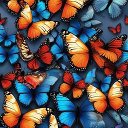 Butterfly Background Wallpaper - butterflies background aesthetic  