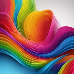 Rainbow Background Wallpaper - wavy rainbow background  