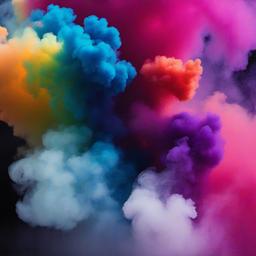 Smoke Background - rainbow smoke bomb background  