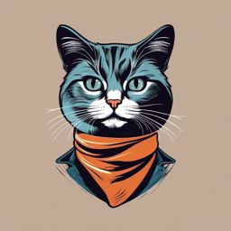 Funny Cat Character - Character of a cat known for its witty and humorous behavior. , t shirt vector art